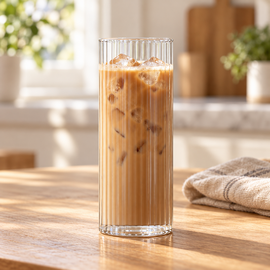 Elin högt räfflat dricksglas – 550 ml P4