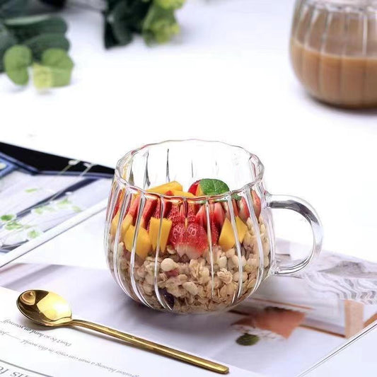 Modern Kaffekopp i Glas – 350 ml